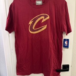 NBA Cleveland Cavaliers Wine Short-Sleeve Logo Tee